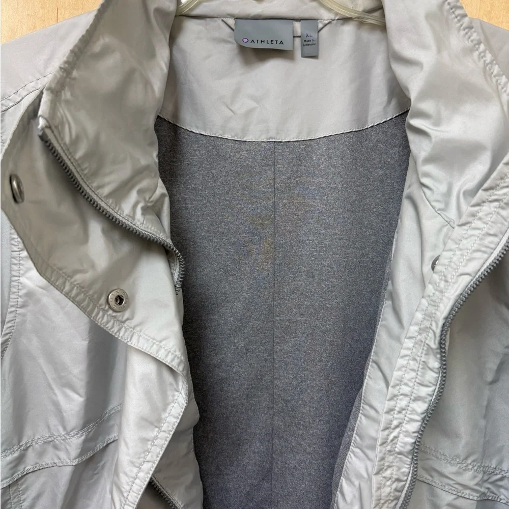 Athleta Silver Gray Jacket - Picture 2 of 3